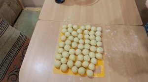 Шарики на сгущенке - круглые пончики