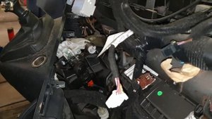 Где находится реостат печки,Renault Master 3