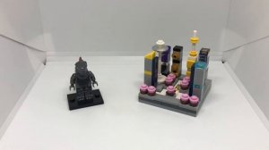 LEGO Knock Off Godzilla Minifigure Review, and Mini City MOC