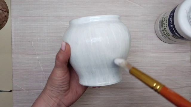 Переделала глиняные горшки