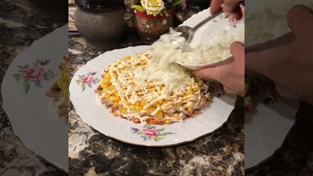 Салат «Хризантема» это просто бомба ?? смотреть онлайн