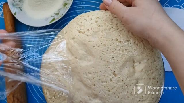 Мега пышные сдобные булочки с вишней.
