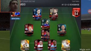 ОБЗОР МОЕЙ КОМАНДЫ /  FIFA MOBILE .