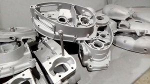 Стеклоструйная очистка двигателя мотоцикла