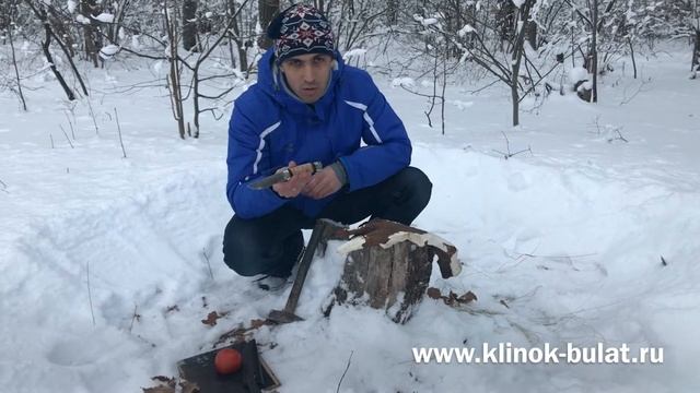 Краш-тест ножа из порошковой стали S390 (производитель кузница "Железные братья") смотреть онлайн