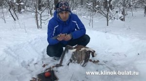 Краш-тест ножа из порошковой стали S390 (производитель кузница "Железные братья")