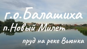 Рыбалка в Новом Милете, Балашиха, лето 2022.mp4