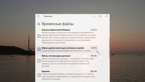 Как удалить дампы памяти Windows 10