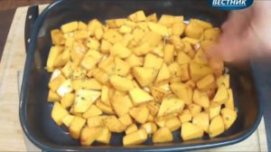 "Рецепты от шефа" Сочная тыква с куриной грудкой