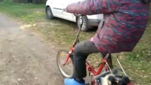 Как я сделал из велосипеда - мопед!