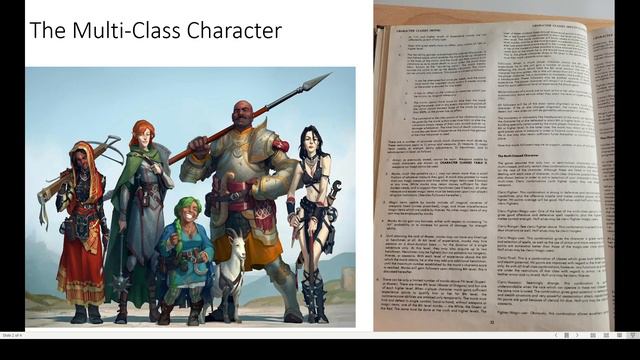 Advanced D&D Player's Handbook Reading & Review Part 8 Multi -Class and Dual Class смотреть онлайн