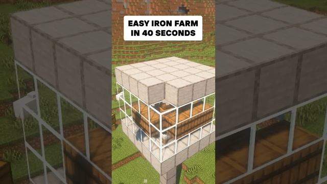 Easy Iron Farm 1.20/1.19 in Minecraft смотреть онлайн