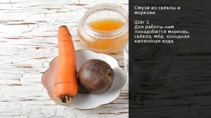 Смузи из свёклы и моркови . Рецепт от шеф повара Максима Григорьева
