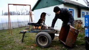 Самодельный прицеп для МБ "Нева -2"