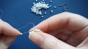 Серьги из бисера для начинающих