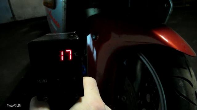 Смотрим температуру на выхлопных трубах мотоцикла. Пирометр КБ Пироцельс смотреть онлайн