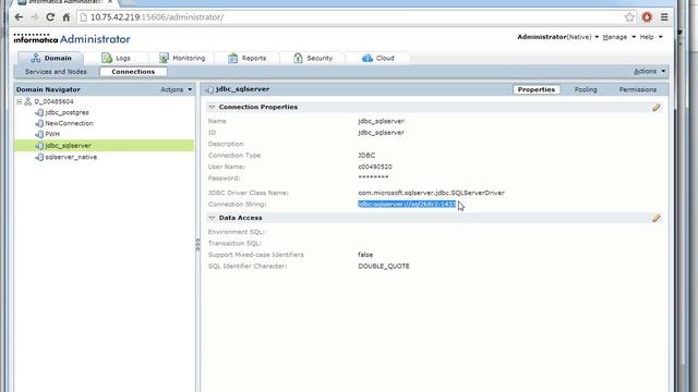 How to create JDBC connection in Informatica Data Quality смотреть онлайн