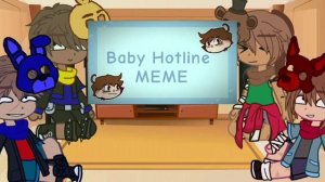 fnaf 4 tormentors react to Evan (??/??, bad ingles,⚠️¡fake blood!⚠️)
