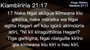 Kiugo kia Ngai - Kiambiriria 21 (Genesis 21 - Kikuyu Bible Online)