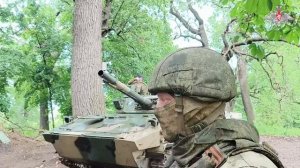 Боевая работа бронегруппы ВДВ в зоне СВО