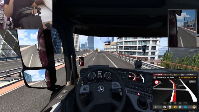 ETS2 - GRAND UTOPIA MAP - Mercedes Actros transporting Fuel to Utopia-Centre смотреть онлайн