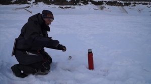 Ребята-это вообще КОНСКИЙ ОКУНЬ! Попали в крупного окуня ,оторвались на безмотылку РЫБАЛКА УДАЛАСЬ!