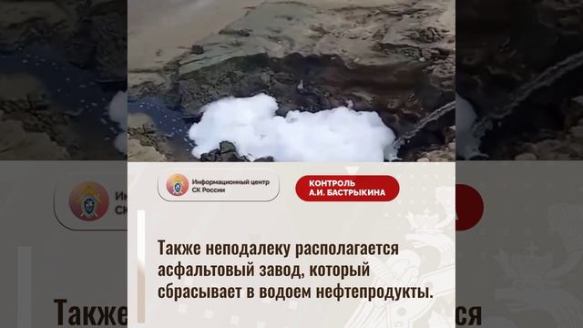 Глава СК России поставил на контроль проверку о нарушении природоохранного законодательства