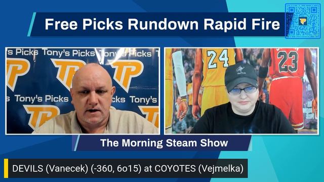 New Jersey Devils vs Arizona Coyotes 3/5/2023 FREE NHL Expert Picks on Morning Steam Show for Today