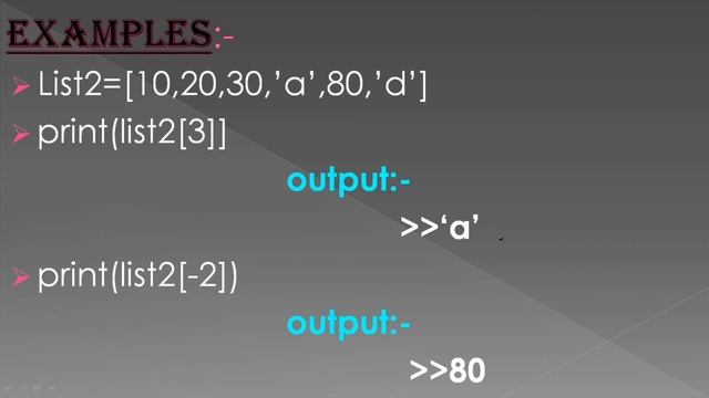 #3 Indexing in Lists |Programming with Gautam|| смотреть онлайн