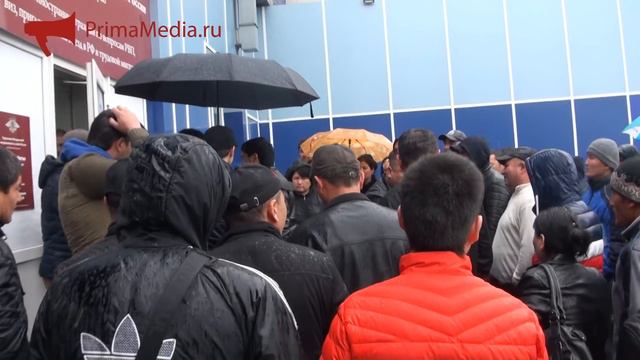 Очередь в миграционный центр Владивостока смотреть онлайн