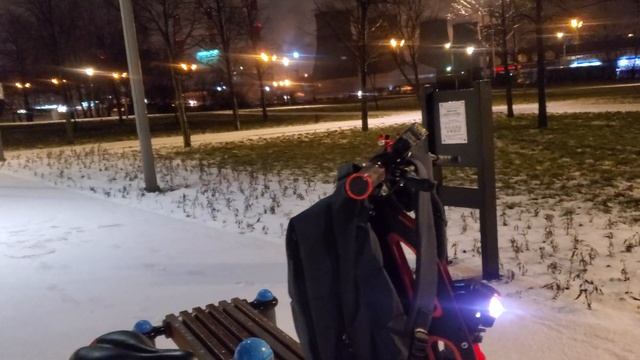 Зимняя эксплуатация электросамоката! Какие минусы Ultron T128 В -10° градусов смотреть онлайн