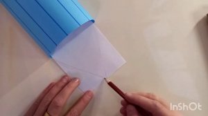 Объёмный карандаш из бумаги