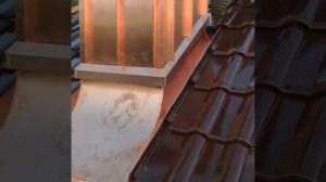 Четкие фартуки для штучной кровли.