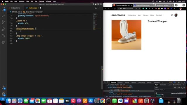 OiCodeBootcamp Live Class - Frontend Mentors E-Commerce Solution HTML and CSS