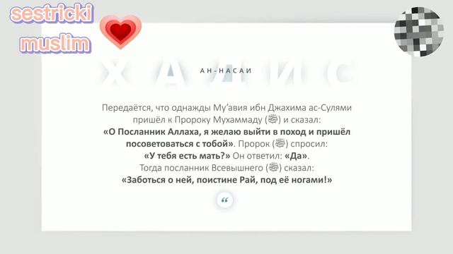 женщины это ценная вещь/Sestricki muslim/2021/💗