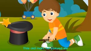 This Old Man ? | This Old Man He Played One Song ⍣?✴ | Nursery Rhyme With Lyrics