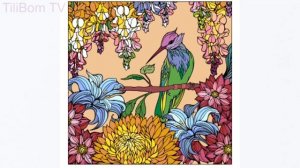 Раскраска- Птицы (Мандала)