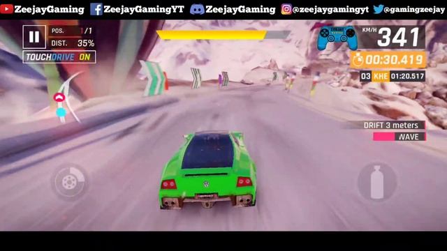 Asphalt 9 Volkswagen W12 Coupé Grand Prix Round 1 | 3 Star 01:16.7 Touchdrive | Frozen Route смотреть онлайн