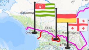 Границы России на карте