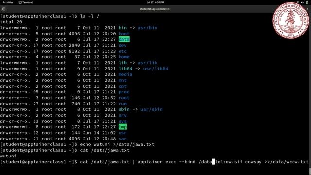 David Godlove Demos Apptainer at Stanford High Performance Computing center смотреть онлайн