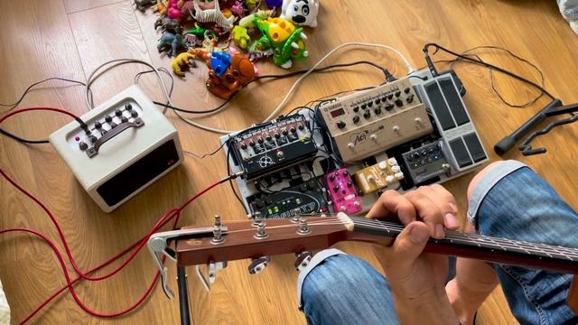Acoustic Guitar Pedalboard  Looper  Мой педалборд для акустической гитары pedalboard