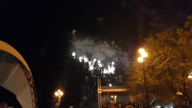 День города... Ура Хабаровск ...Салют!!! смотреть онлайн