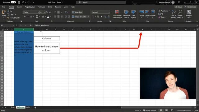 LEARN EXCEL ONLINE: How to Insert Rows, Columns, and Cells!