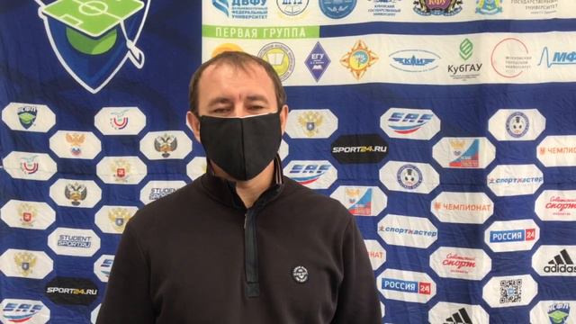Главный тренер КрасГМУ Александр Штейнебрейс после матча КрасГМУ - ТомГУ (0:3) смотреть онлайн
