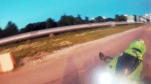 Прямоток против полицейских!!! 100500дБ Kawasaki Ninja ZX6R - NO EXHAUST