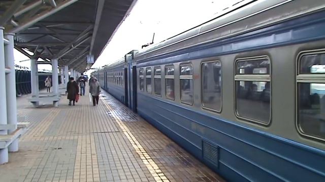 Электропоезд ЭД4М-0248 станция Лосиноостровская