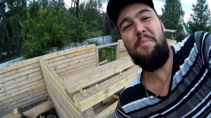 Матица + Балка Деревягина часть 2 монтаж | Хочу дом из бруса