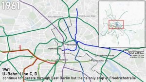 Evolution of the Berlin Rapid Transit (U-Bahn, S-Bahn) 1902-2021 (animation)