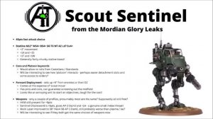What can SENTINELS do in the New Guard Codex? Leaked Rules Review