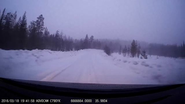 Карелия, дорога в сергиево